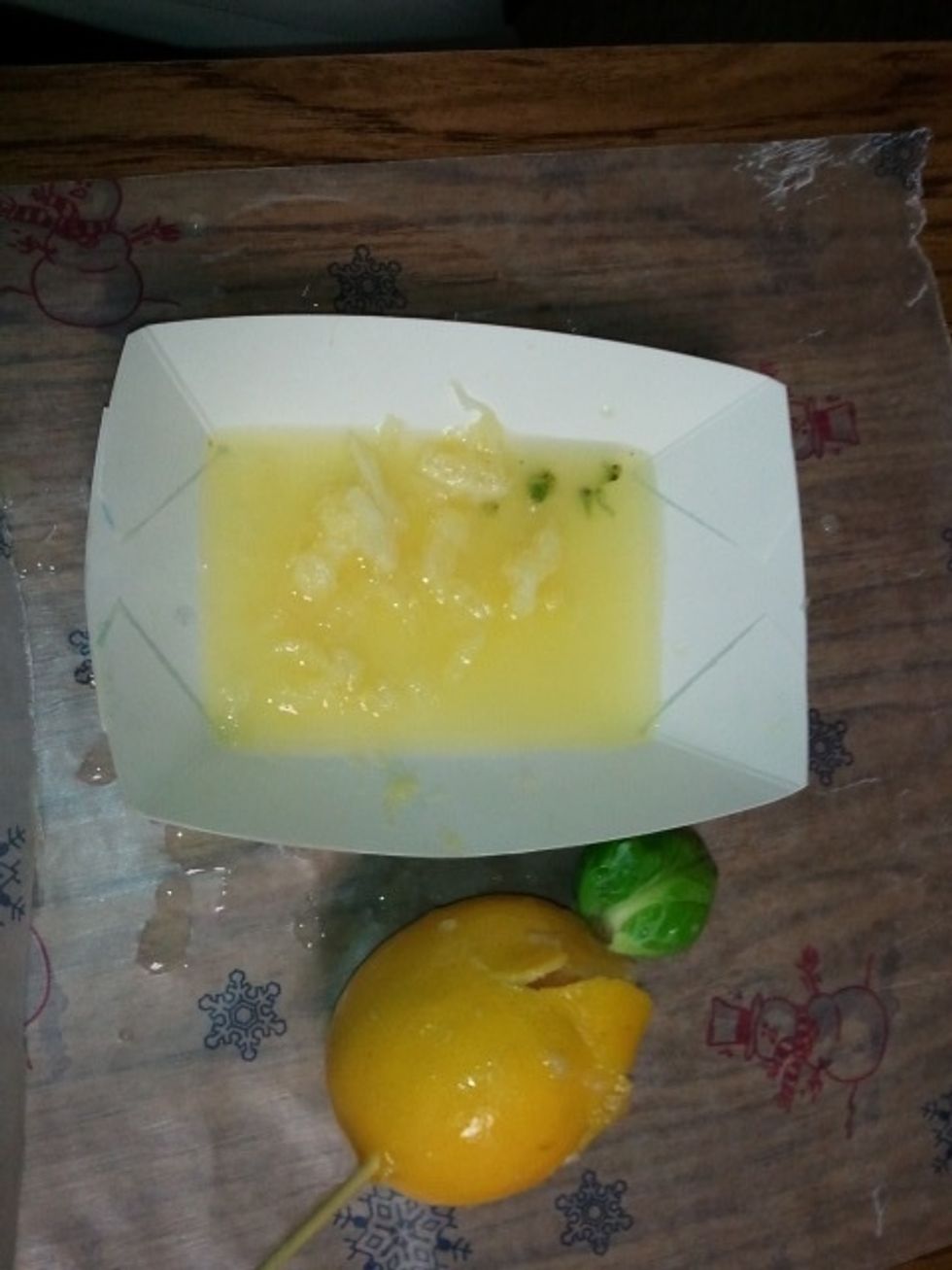 Once the internal organs have been completely removed, students should have something that looks like this.