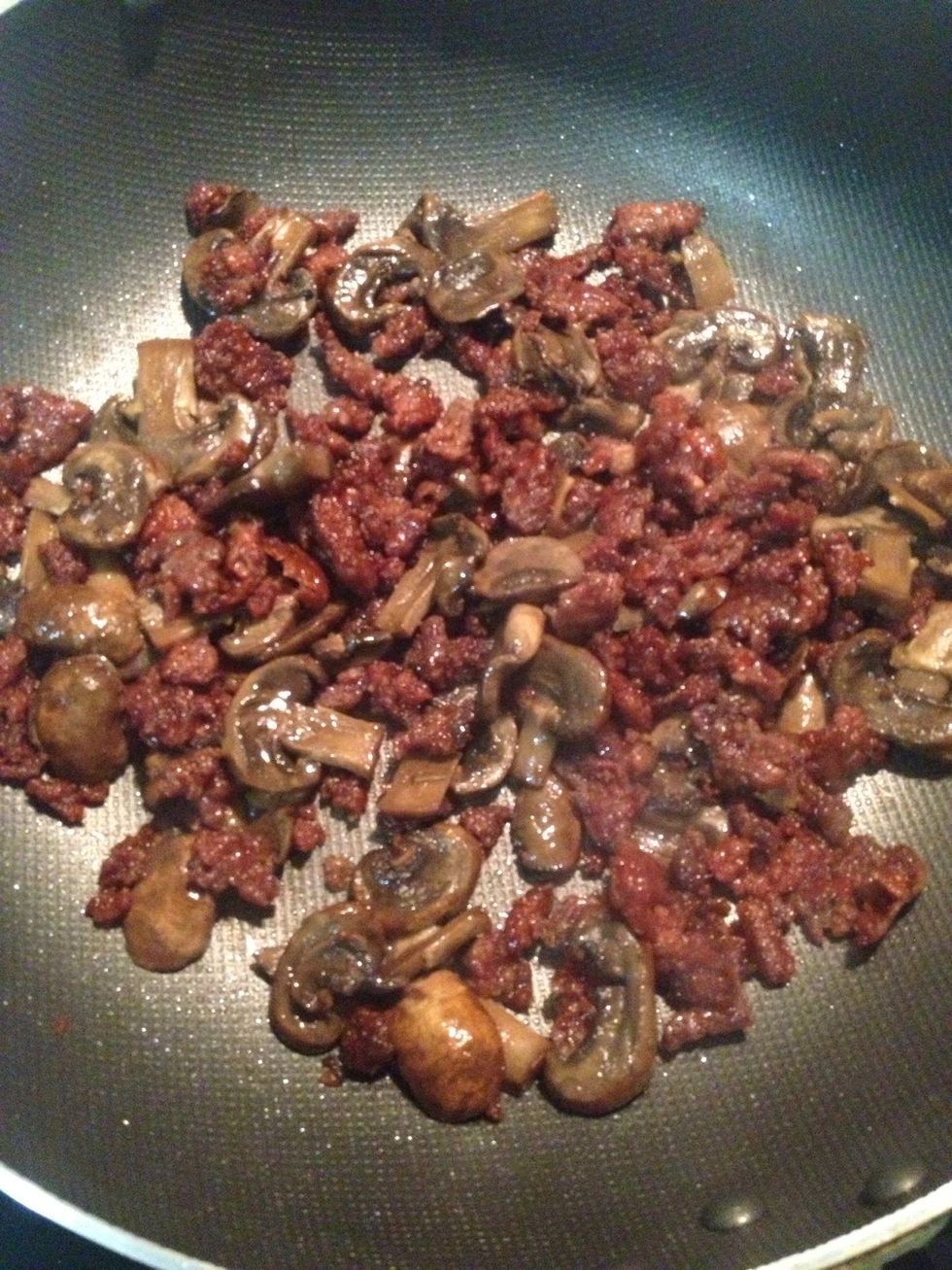 Once the mushroom soften..