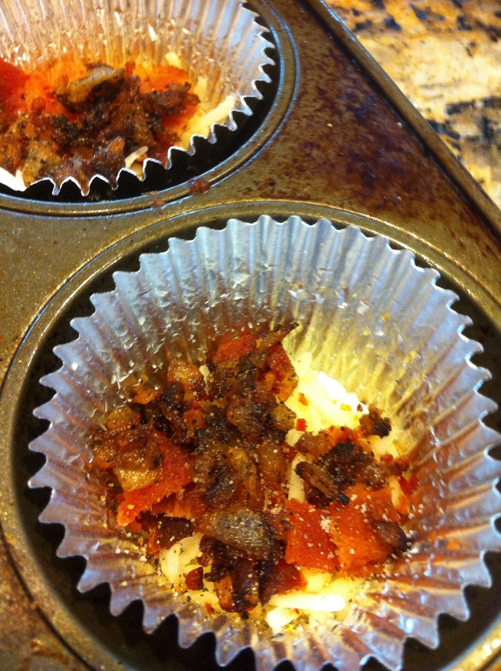 Once the onion is soft and sweet, add that