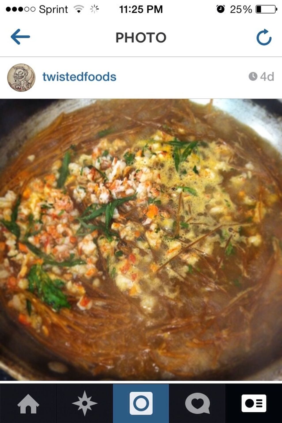 Once the pasta is done you can cook it in lobster stock a little bit of lobster meat reduce it down then add a little cream to it.