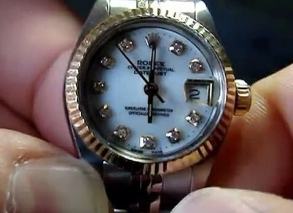 Once the time and date has been set, screw the crown back in tightly to make the watch watertight once again.