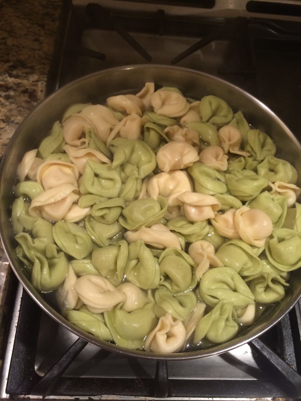 Once the water is boiled...Add the noodles. Cook on medium for 7 to 9 minutes or until tender