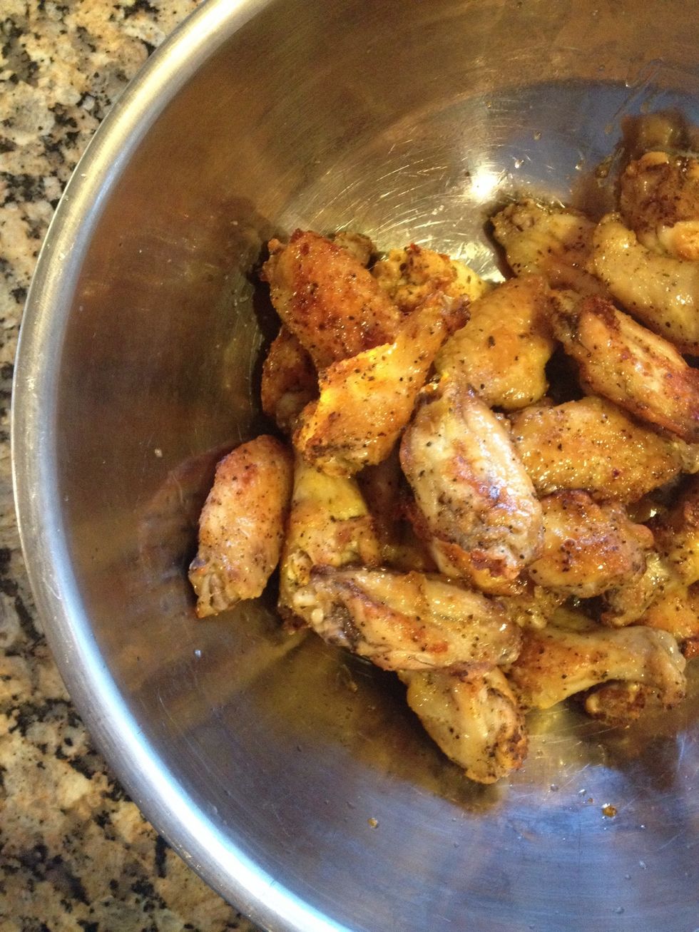 Once they are browned up, throw into bowl