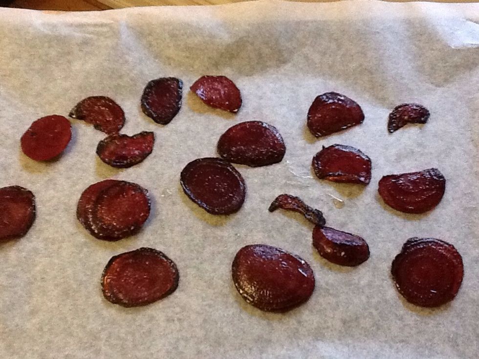 Once they are cooked, place them in the oven for that crunchy feel.