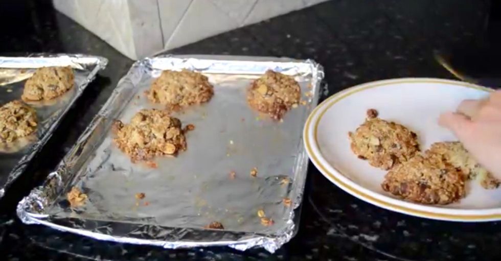 once they are done baking, let them cool for a few minutes