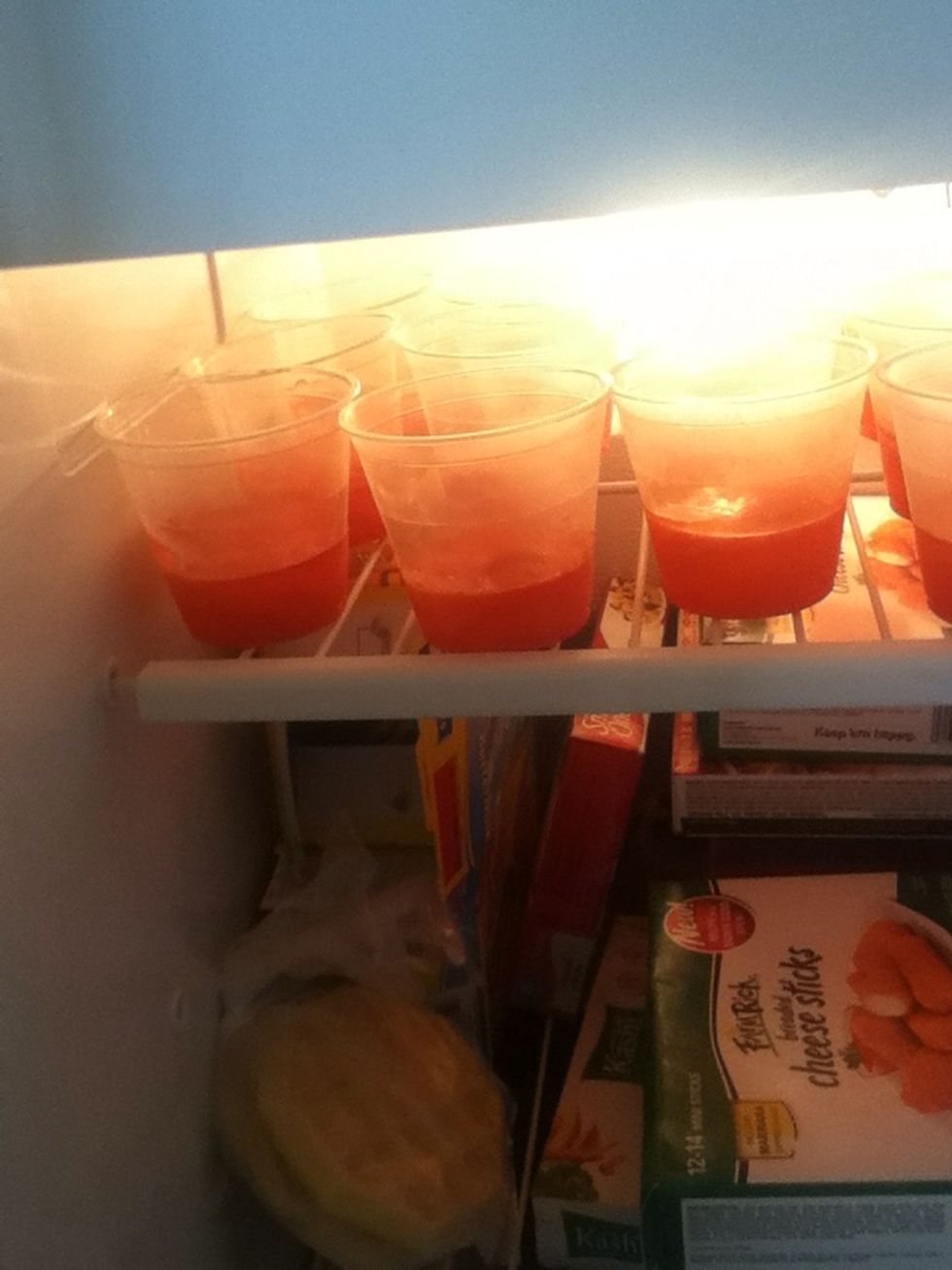 Once they are frozen...