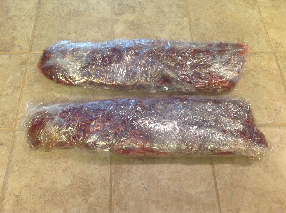 Once they have sat for a day or two, get ready to put them in your smoker.