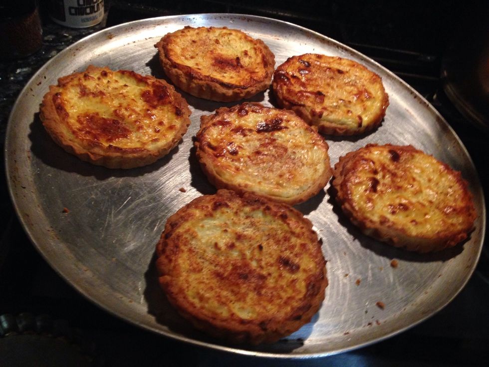 Once they're out of the oven, let them cool down for a few minutes