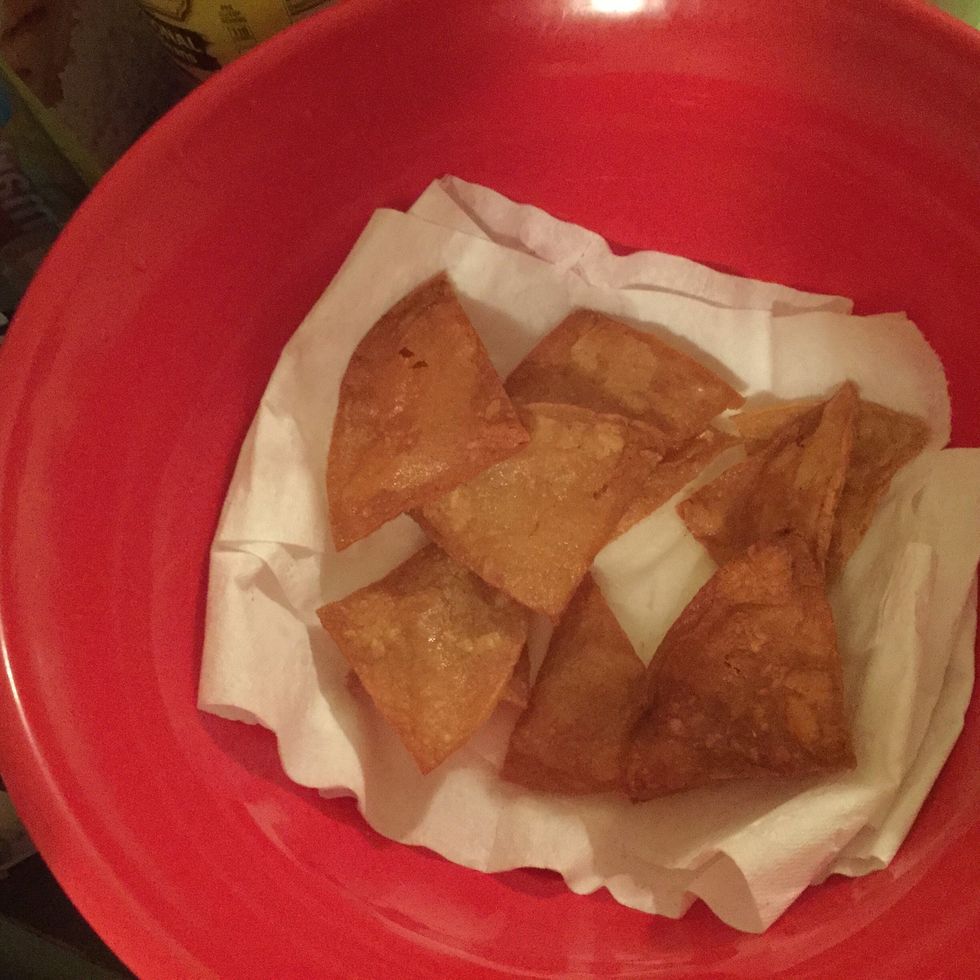 Once u take them out add a dash of salt