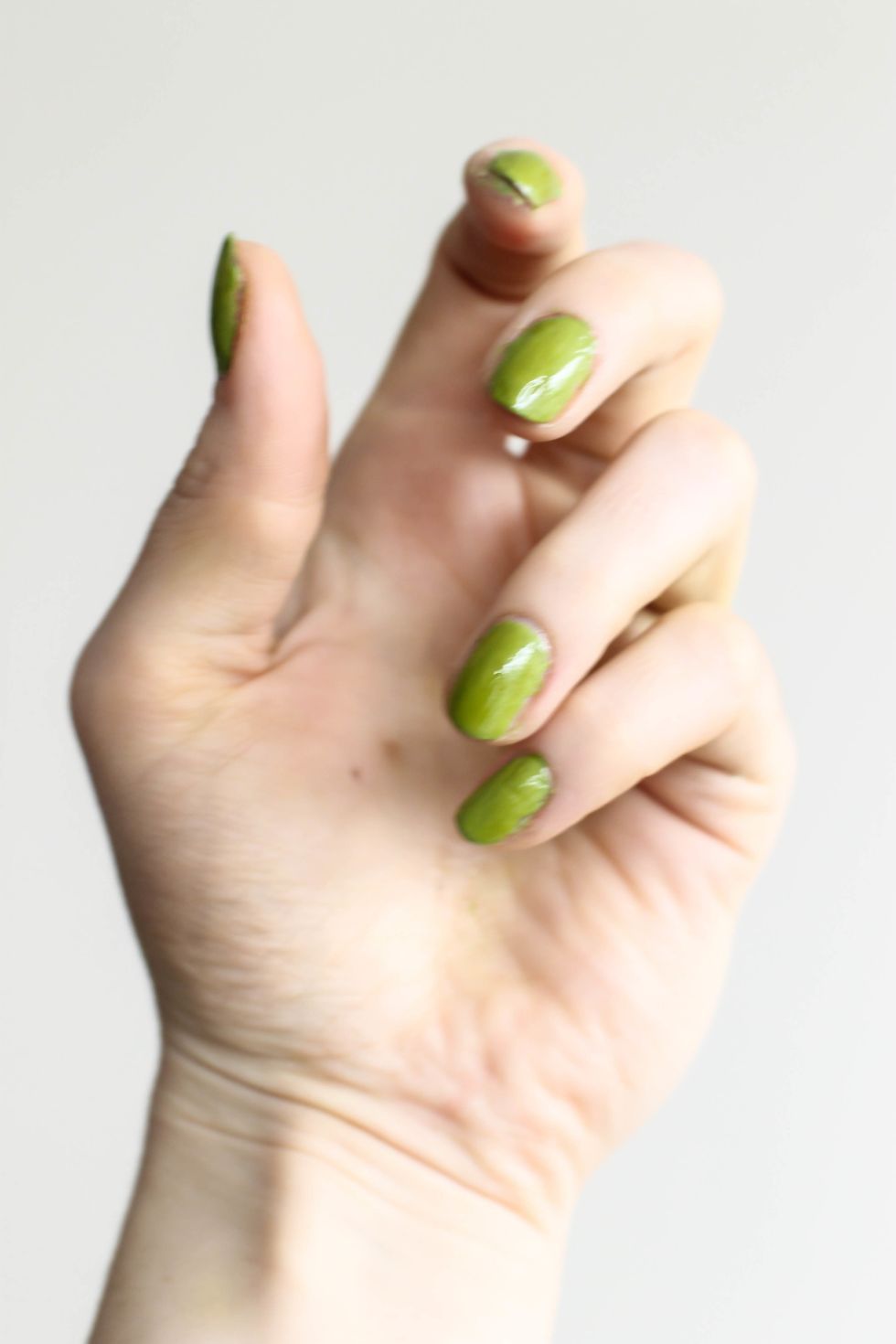 Once you add topcoat, the colour darkens and brightens.