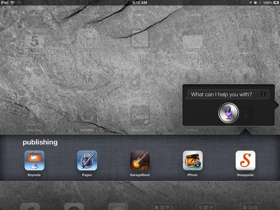 once you are done talking to Siri either wait or press the microphone symbol then press it again to enter new comands