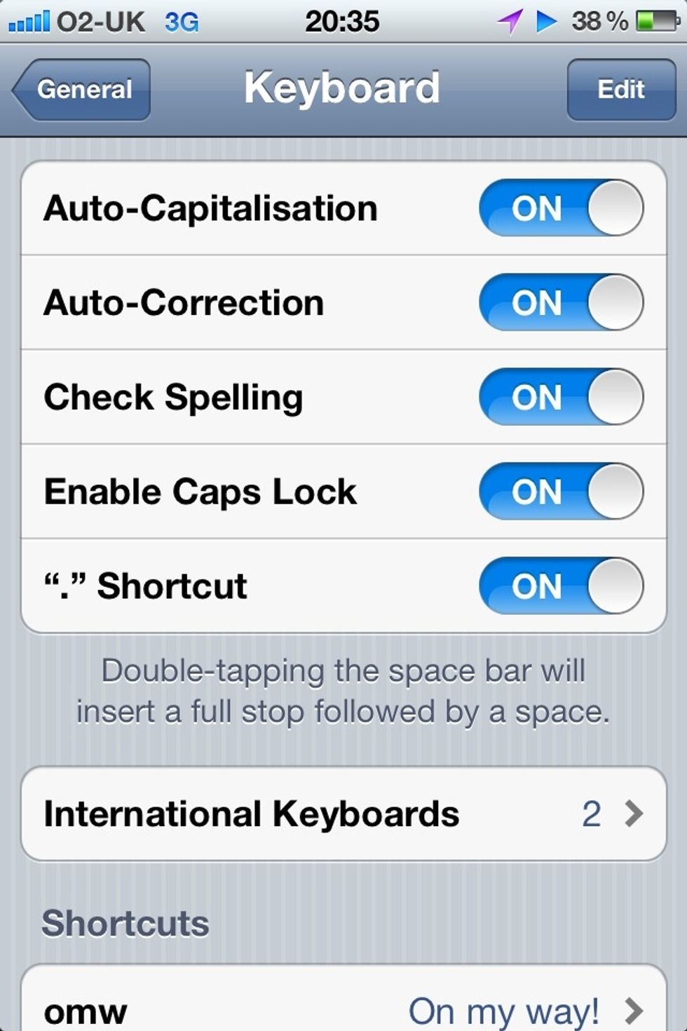 Once you click on it find auto-correction and click on the on button so it changes to off.