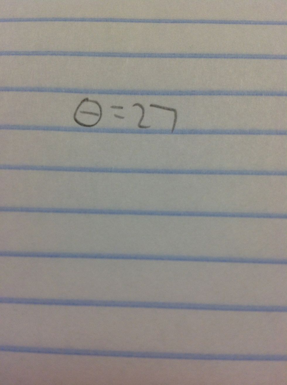 Once you complete the equation, this is the answer you get and you are finished