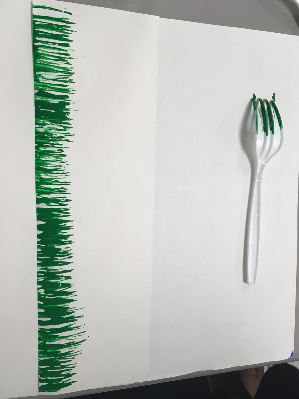 Once you do that all the way across the bottom it should look like this.