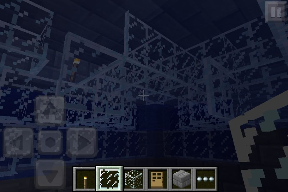 Once you filled all the blocks above you, remove them all.