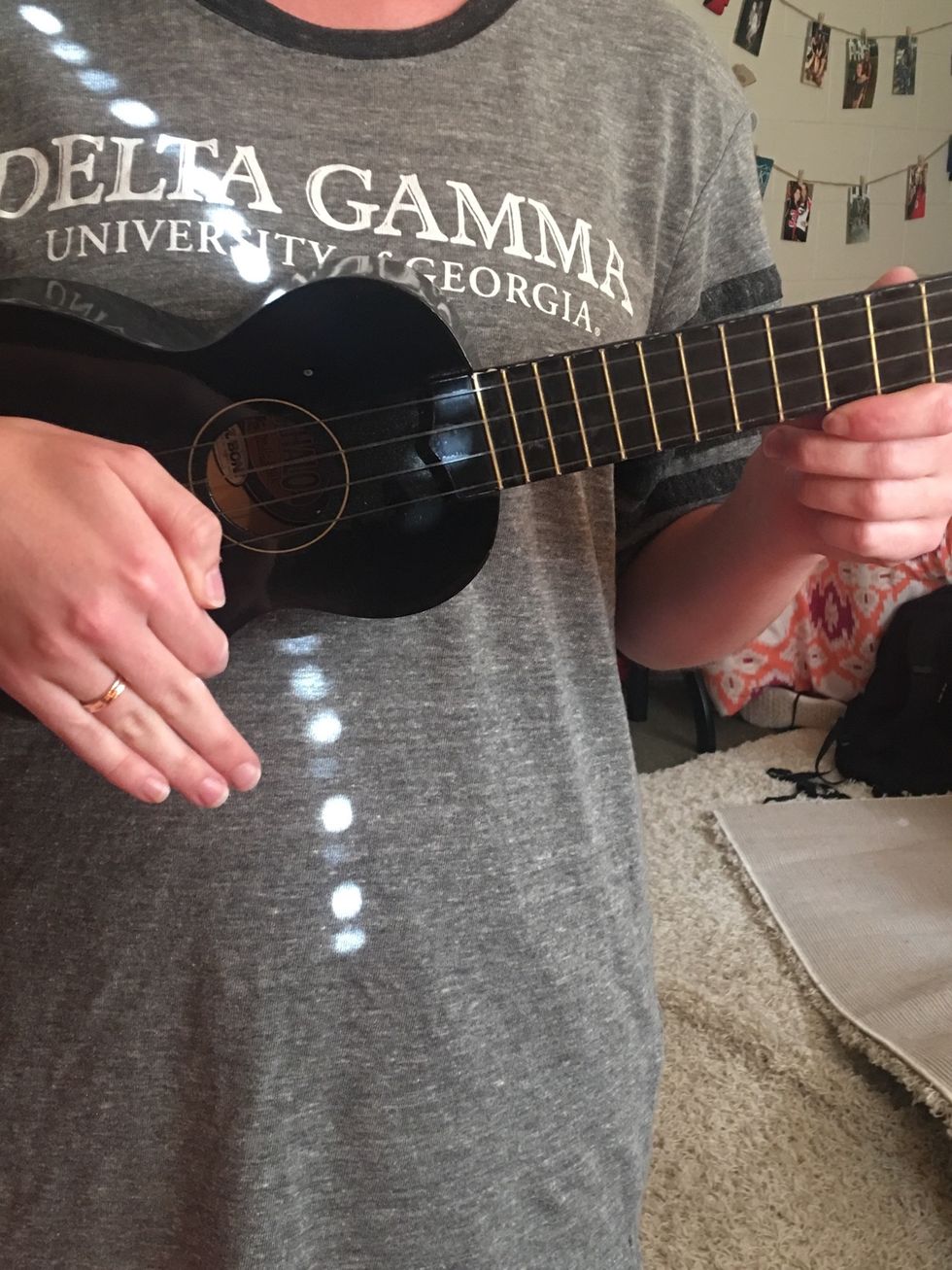 Once, you get comfortable with the single strum, you can move on to more complex strumming techniques.