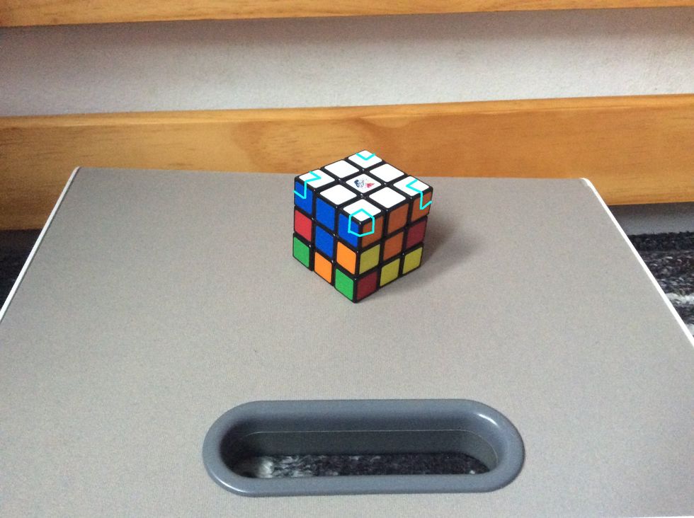 Once you get the plus and the sides, you have to get the corner pieces.