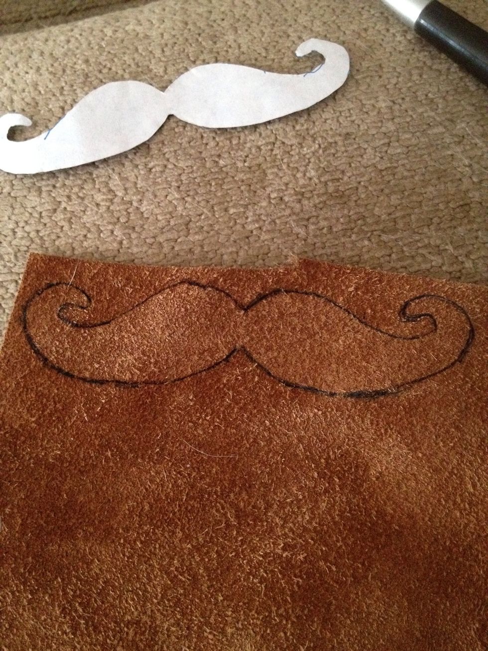 Once you got your outline start cutting out