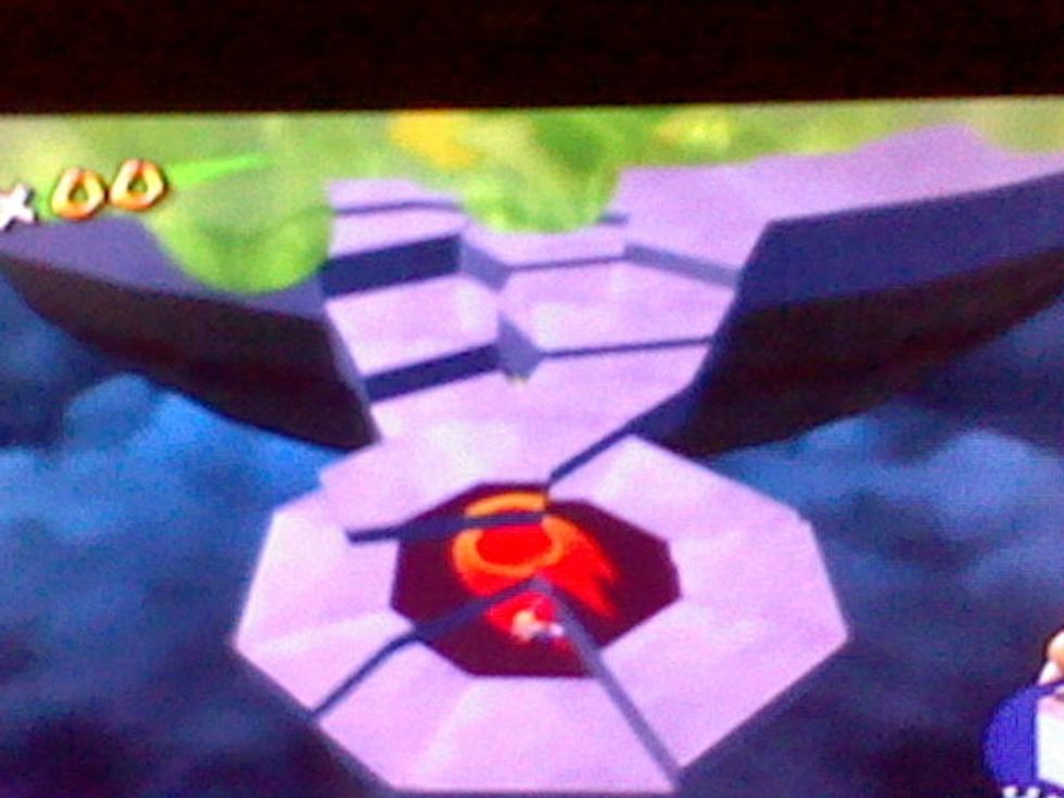 Once you ground pound it, run to the bowl.