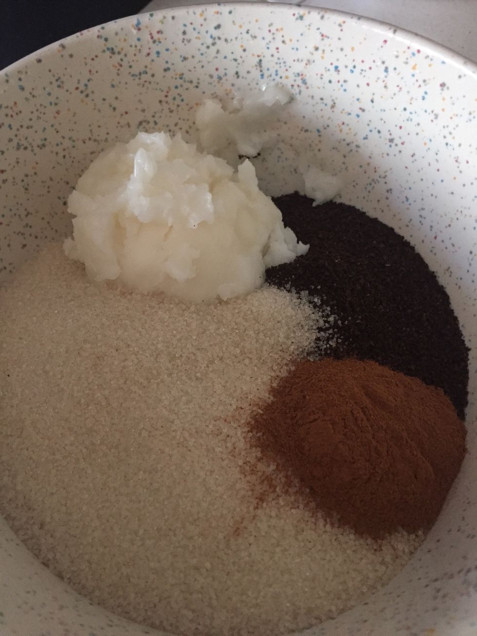 Once you have all the ingredients you can start mixing