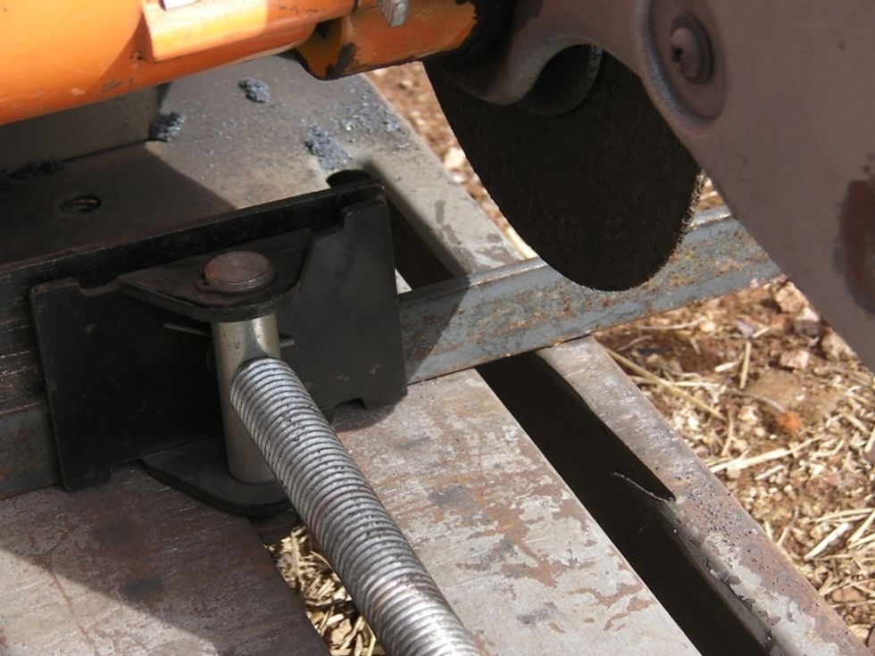 Once you have decided on your dimensions, cut your steel bar. If you want a round hanger, you will need to bend it into the required shape.