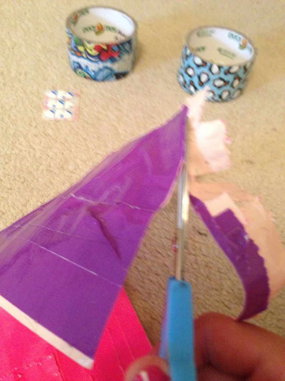 Once you have done that start trimming the edges