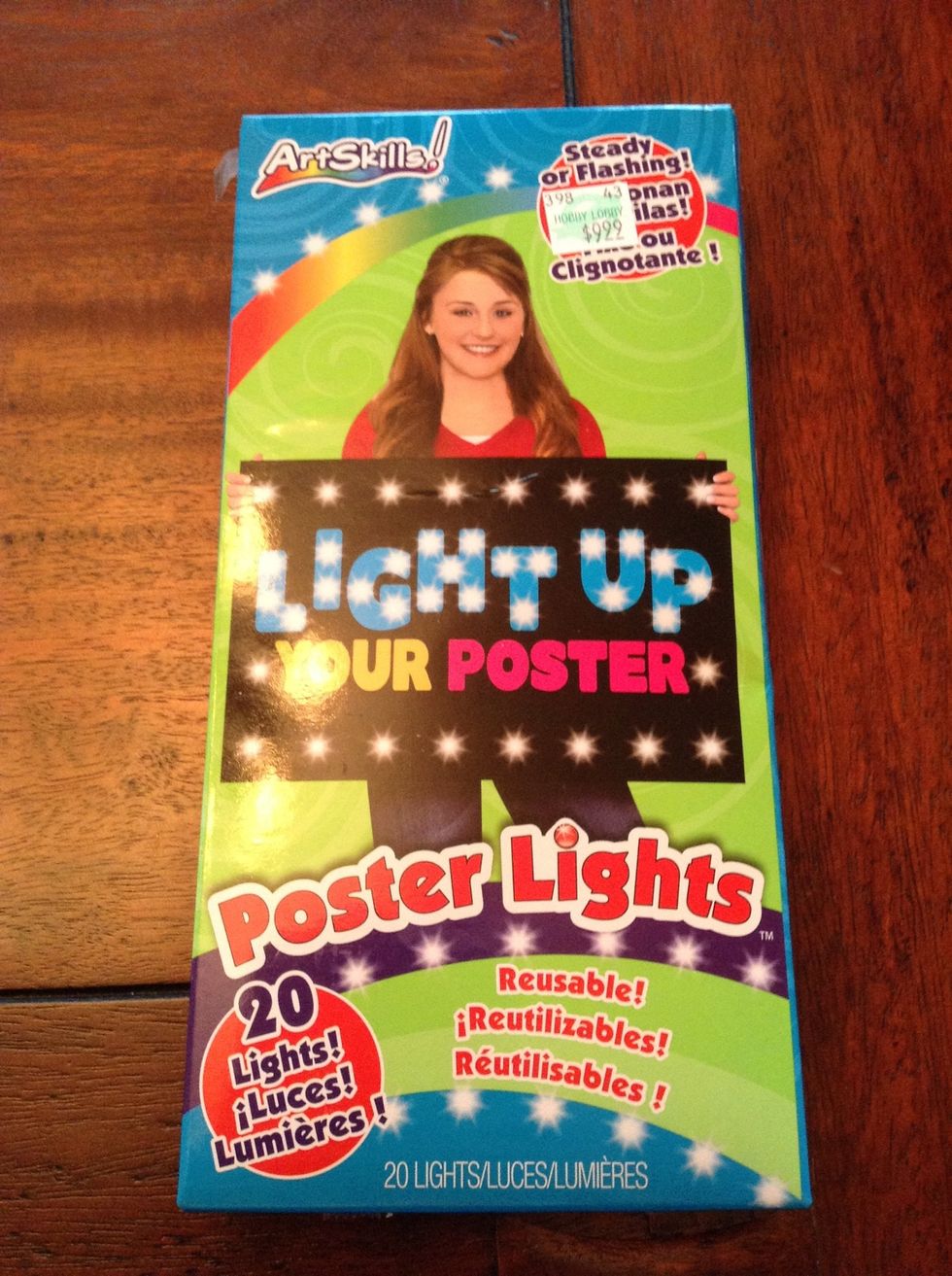 Once you have finished with your decorations, you want to add lights. It will make you noticed because, well... Your bright! I'm not going to put mine on until Saturday.\ud83d\ude0a