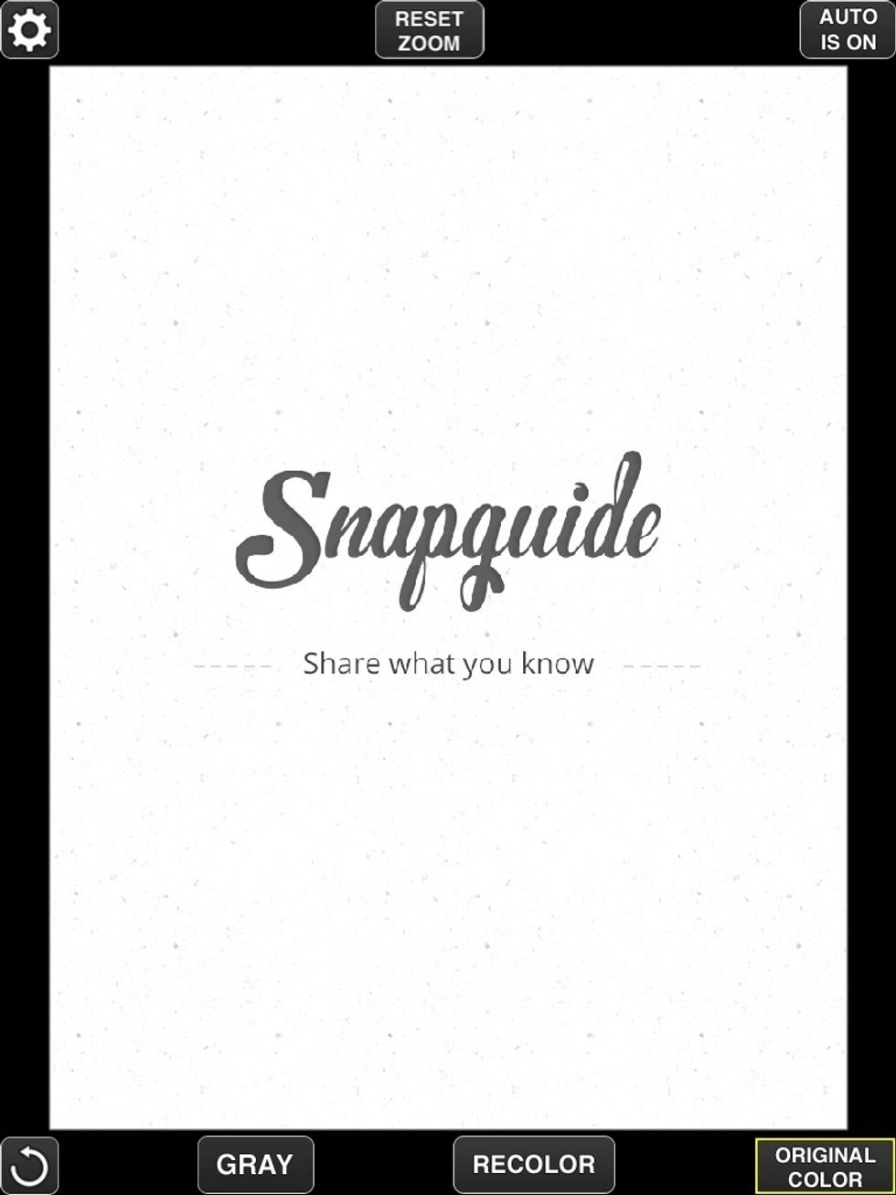 Once you pick a photo it will automatically change to black and white.