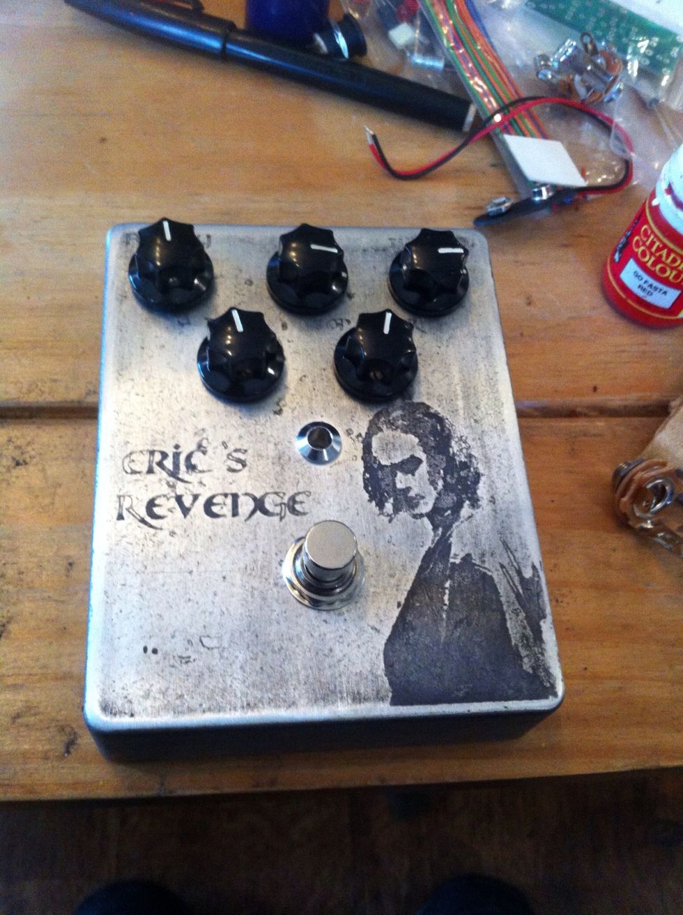 Once you've cleaned up the box, check everything fits before painting.