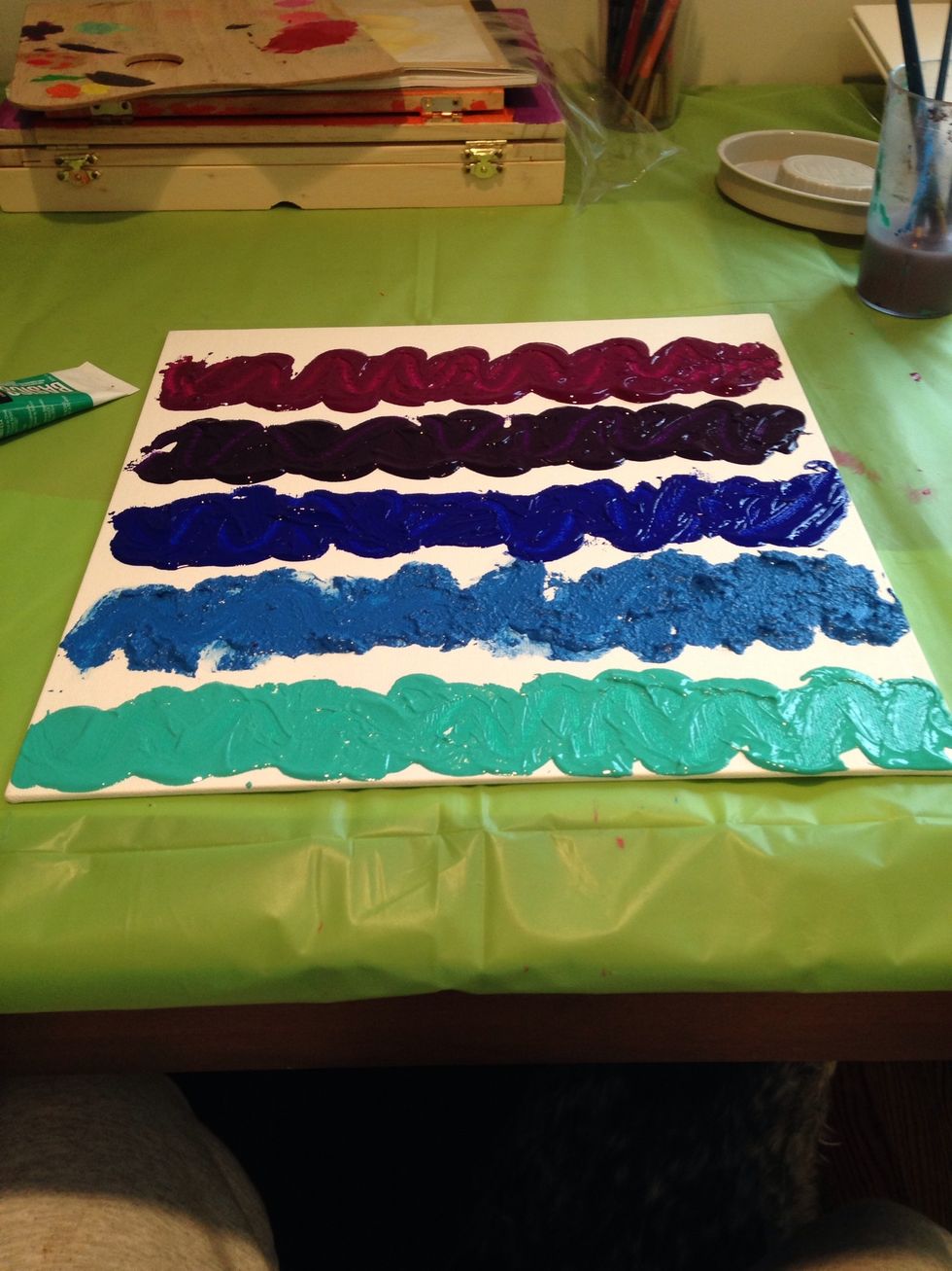 Once you've done all of them it should look like this