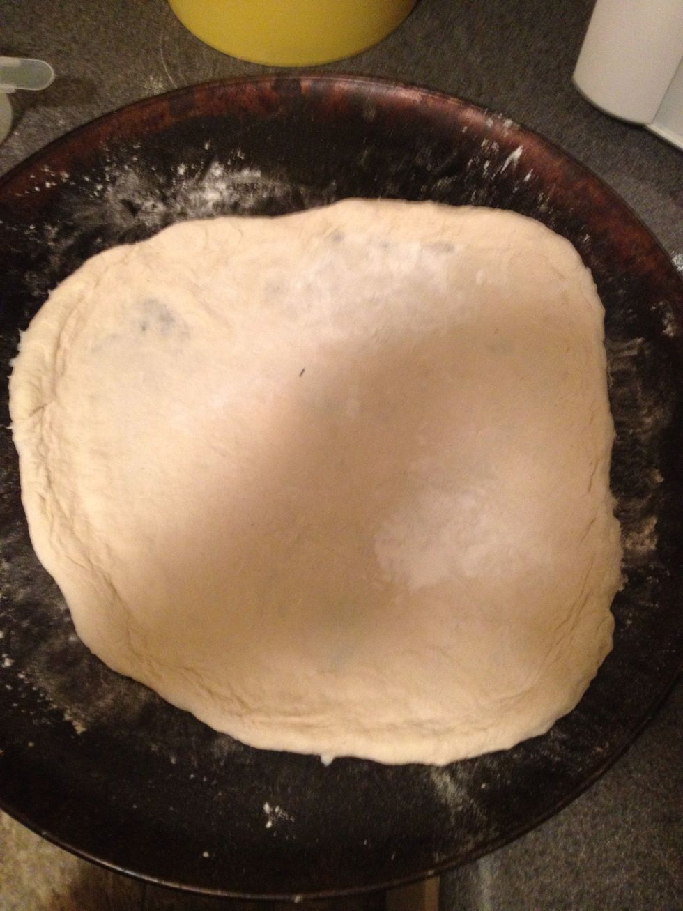 Once you've formed it to your size make sure you build a crust area(not my best product)