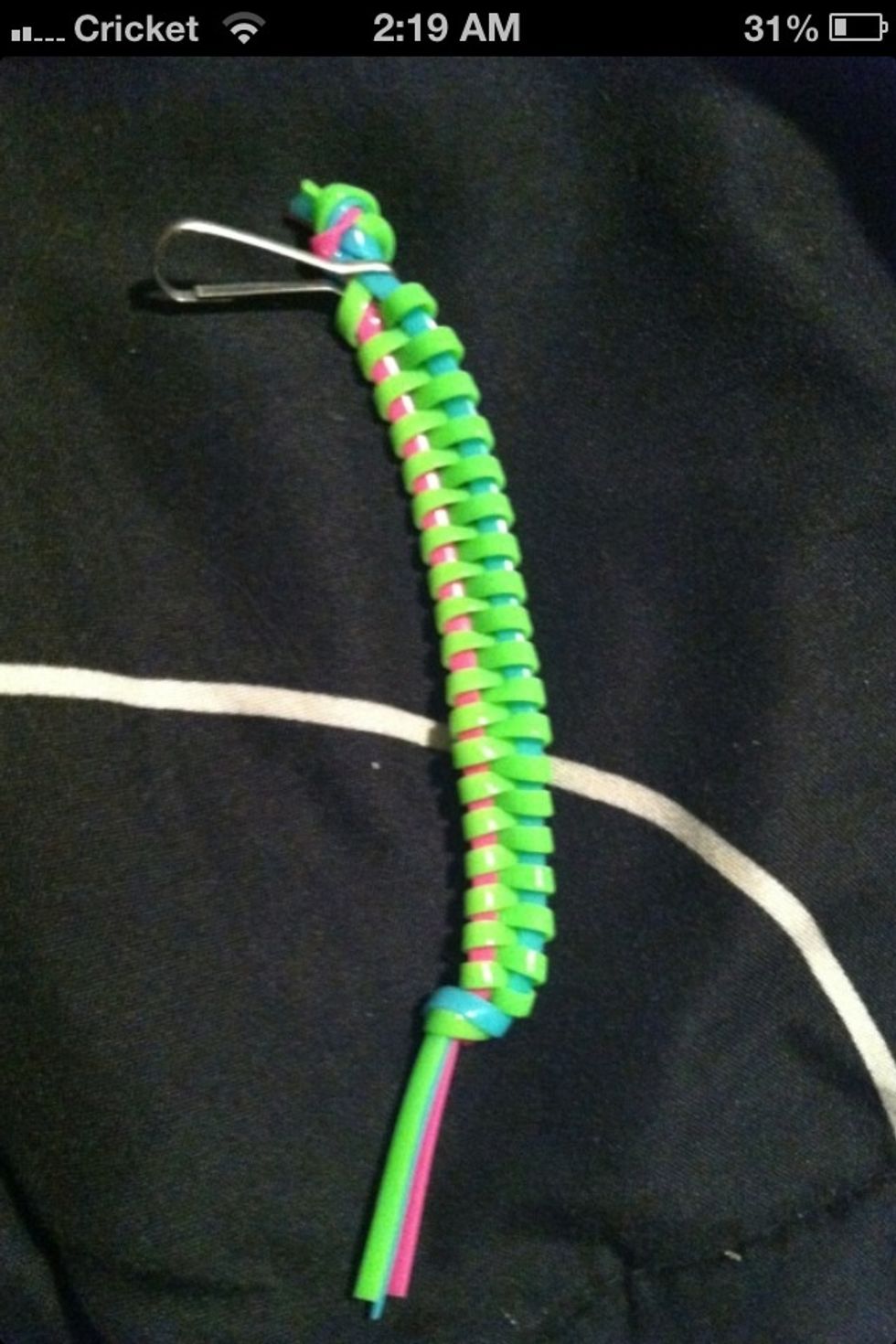 How to make a zipper lanyard keychain B+C Guides