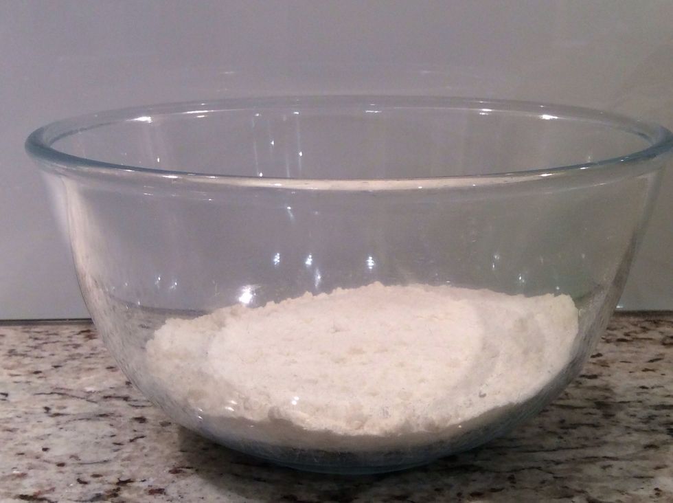 Once your mixture and the eggs have been combined slowly fold in the flour using the folding attachment on a slow speed (2-4 minutes)