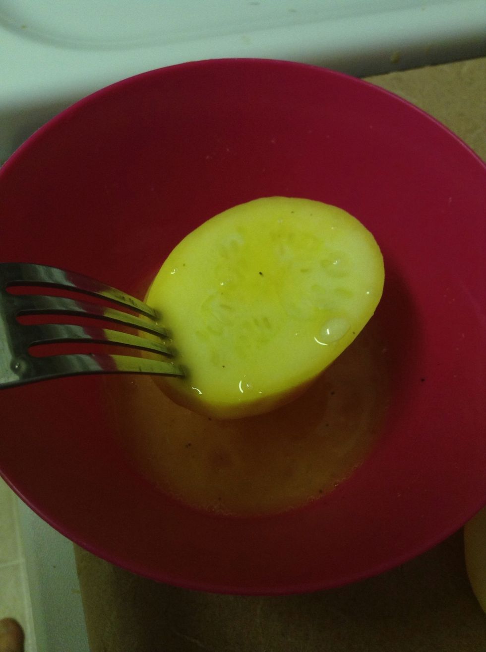 One by one put them on the pan, cook for 2-3 minutes each side and its ready!