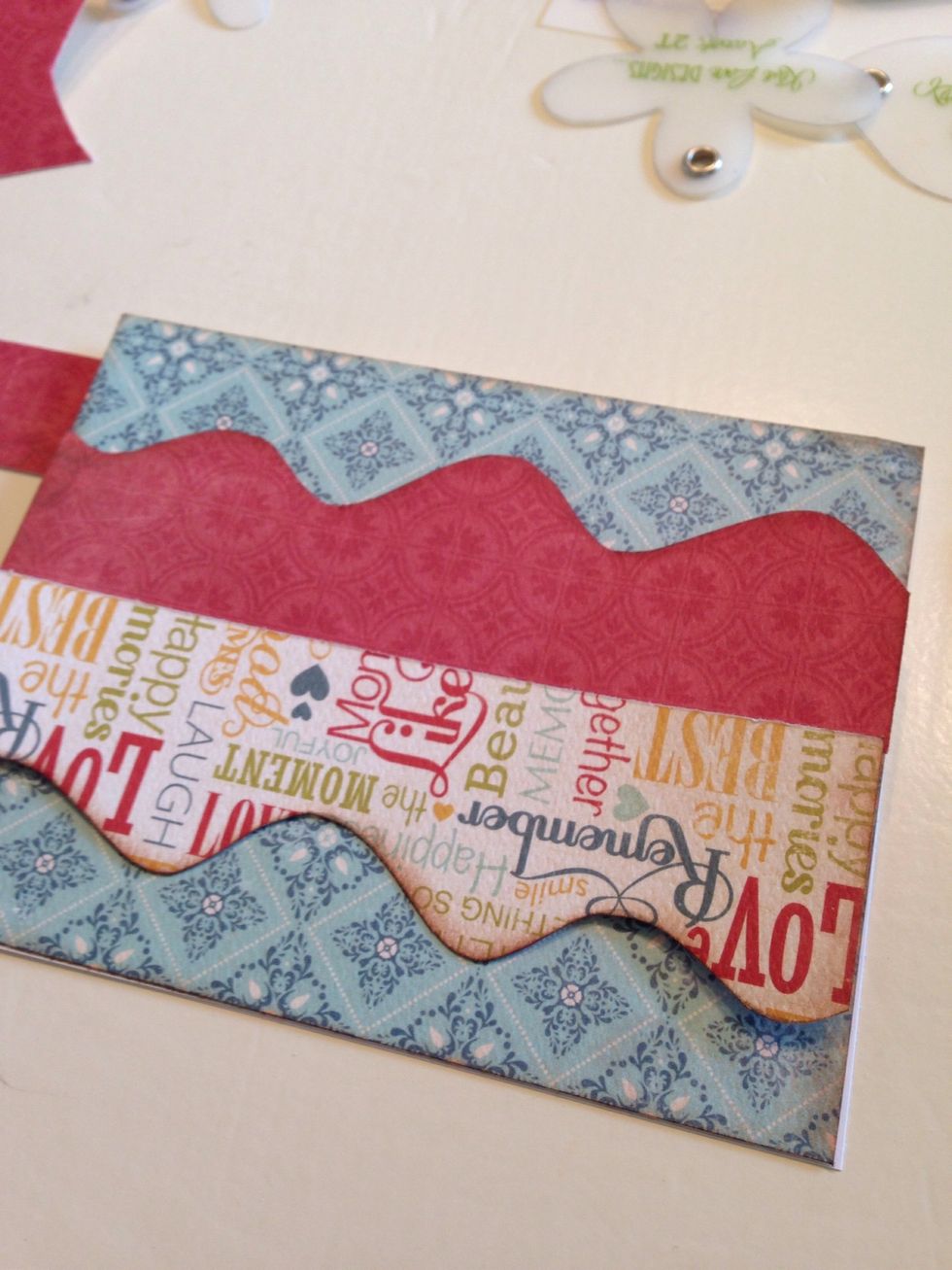 One cut gives you two borders for this adorable back-to-back design.