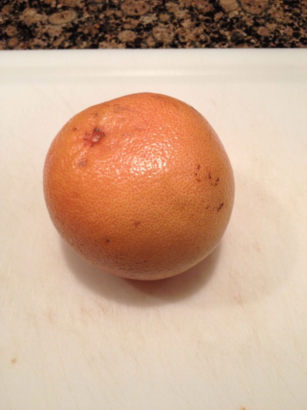 One grapefruit has about 100 calories, 4 g of fiber, 70% of the RDA of vitamin A, and 200% the RDA of vitamin C. It also boosts the metabolism, and the pink variety has the antioxidant, lycopene.