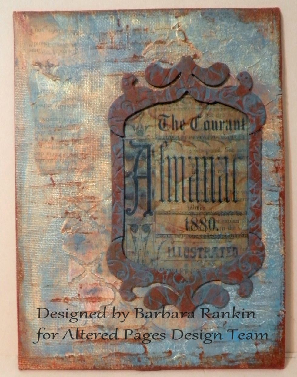 One last look at the front cover. I really like it. Please follow me this month as I continue this WIP (work in progress).