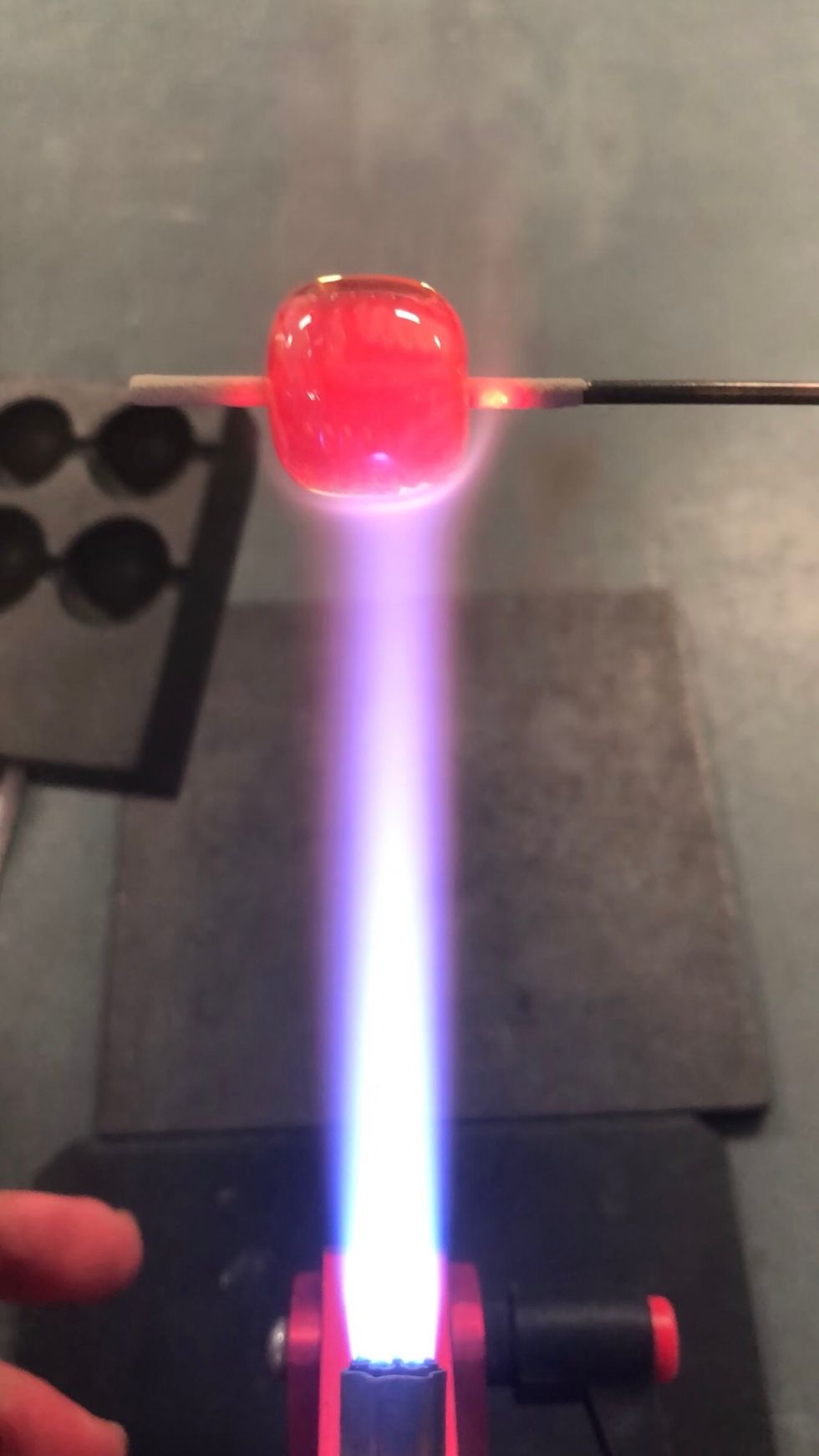 How to make a pearlescent bead using double helix phaeton B+C Guides