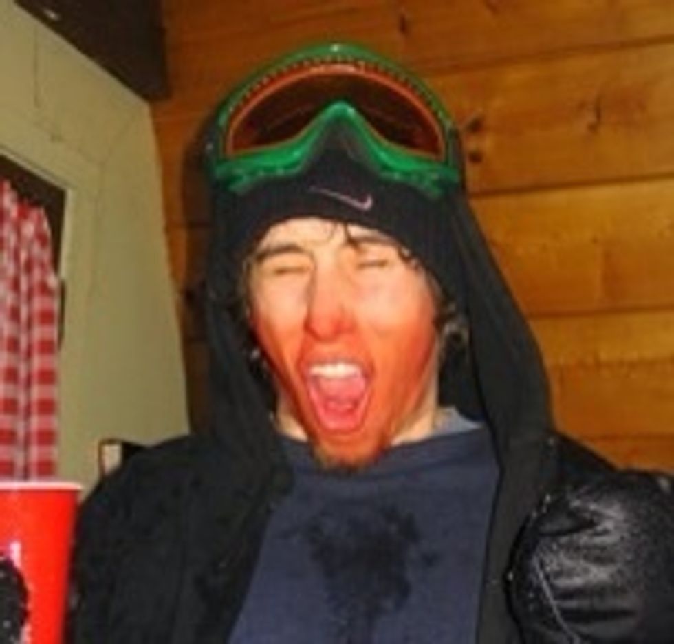 One more thing..  A sun screen: especially for spring skiing.  If you don't want to have a goggle tan lol