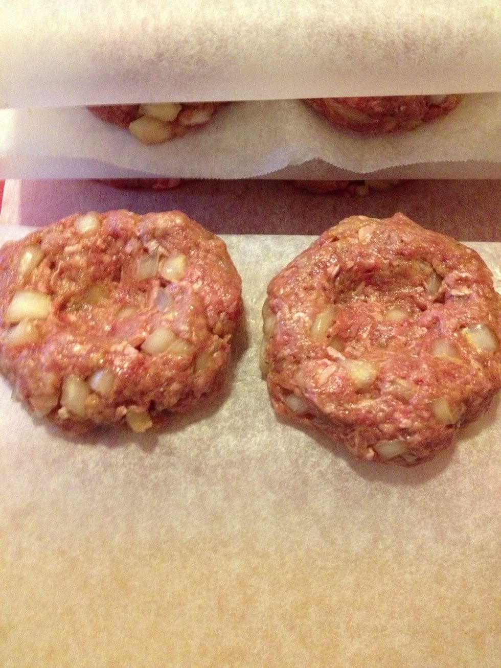 One of my favorite tips is to make an indent in the center of each patty. It will plump on the grill and be flat after cooking. Or, deeper indents make a great place for your favorite condiment.