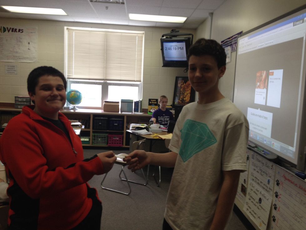 one of my goals is being nice to other people and helping them with there struggles