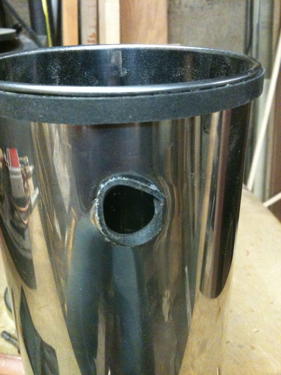 One of my holes was a little too big for the 1/2" pipe so i lined the hole with some foam tape. I also lined the top with foam tape to create a better seal.