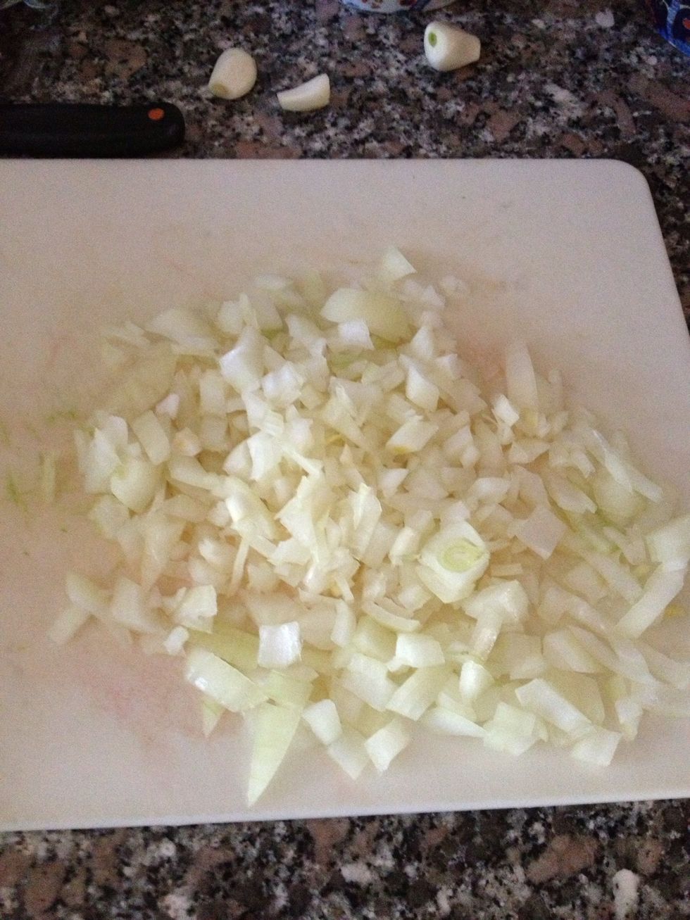 One onion chopped