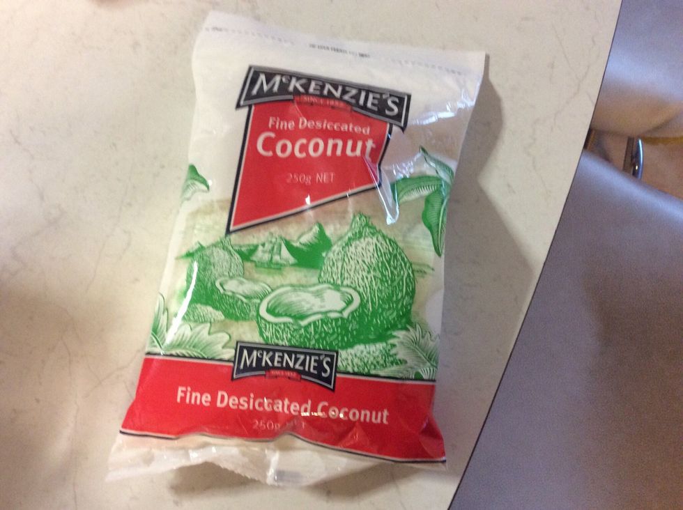 One packet of desiccated coconut,