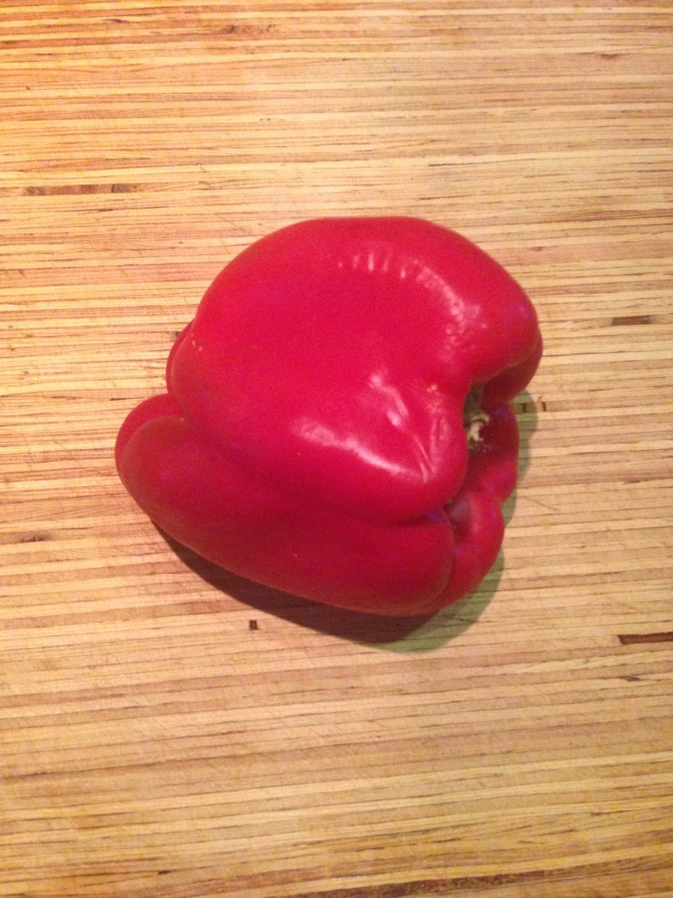 One red capsicum