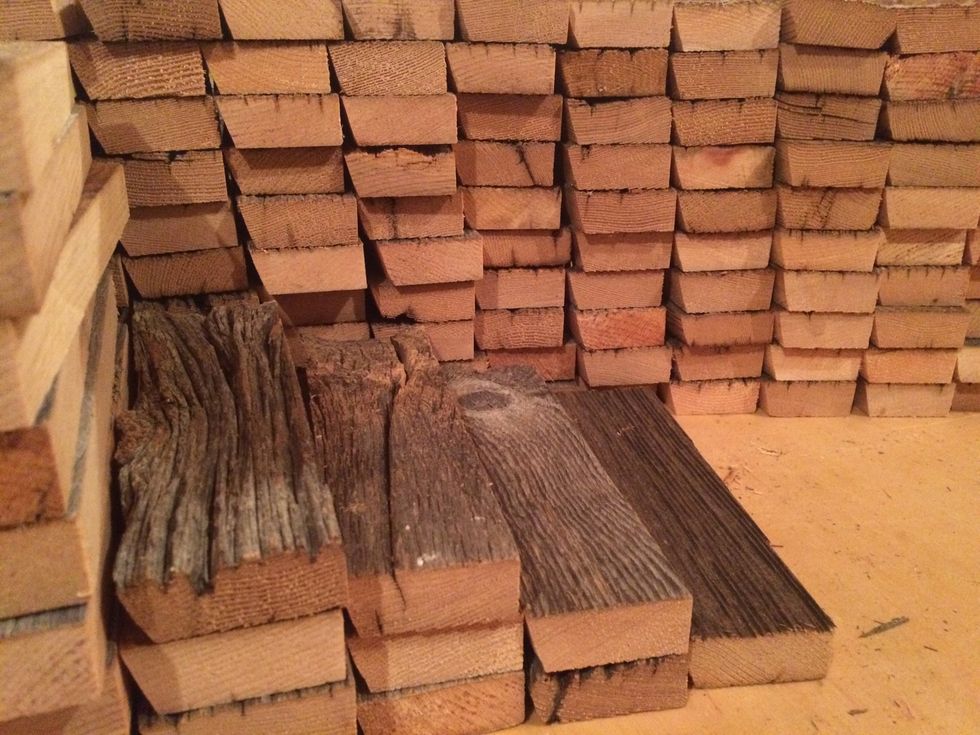 One side of the taper done!