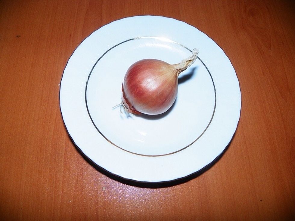 One small onion.