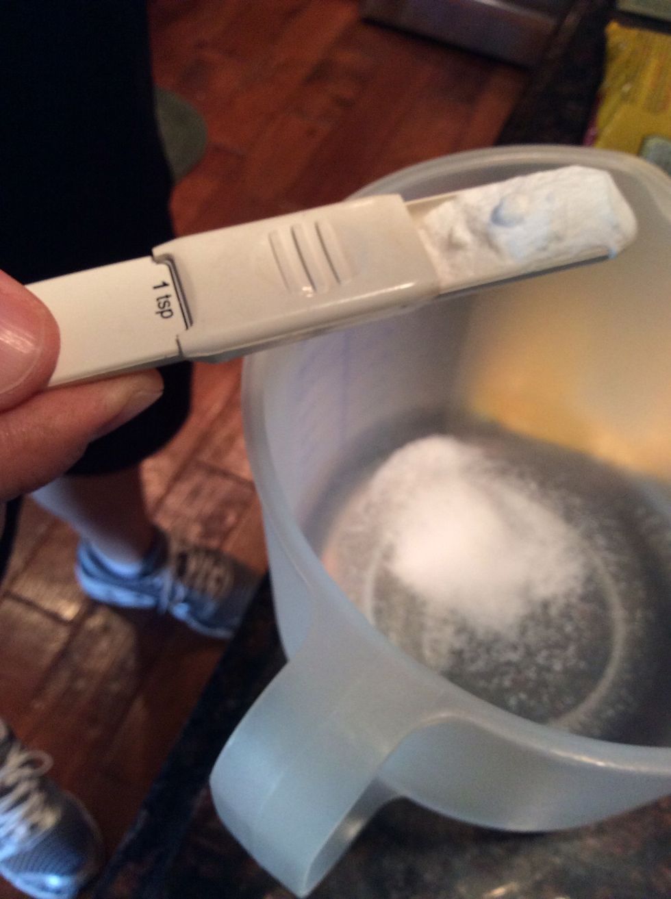 One tbs of baking soda.