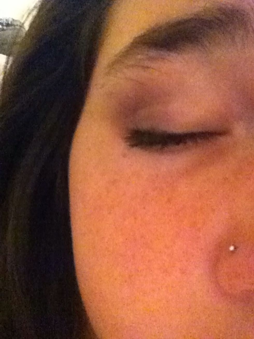 One way is to put it on just the end of your eyelid.