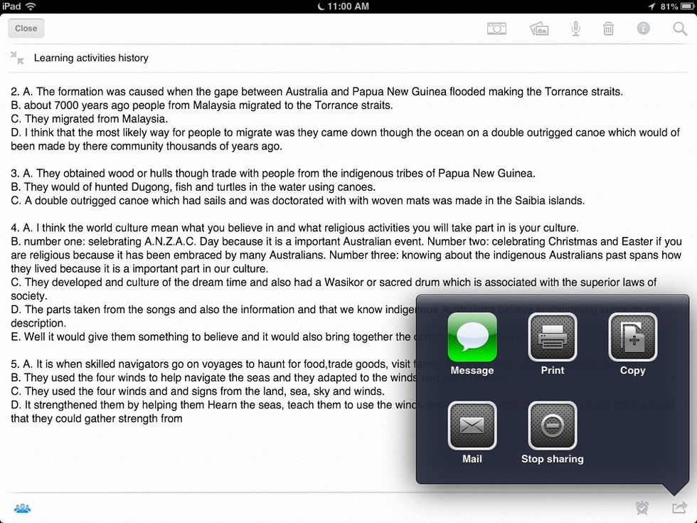 One you have done this this will come up